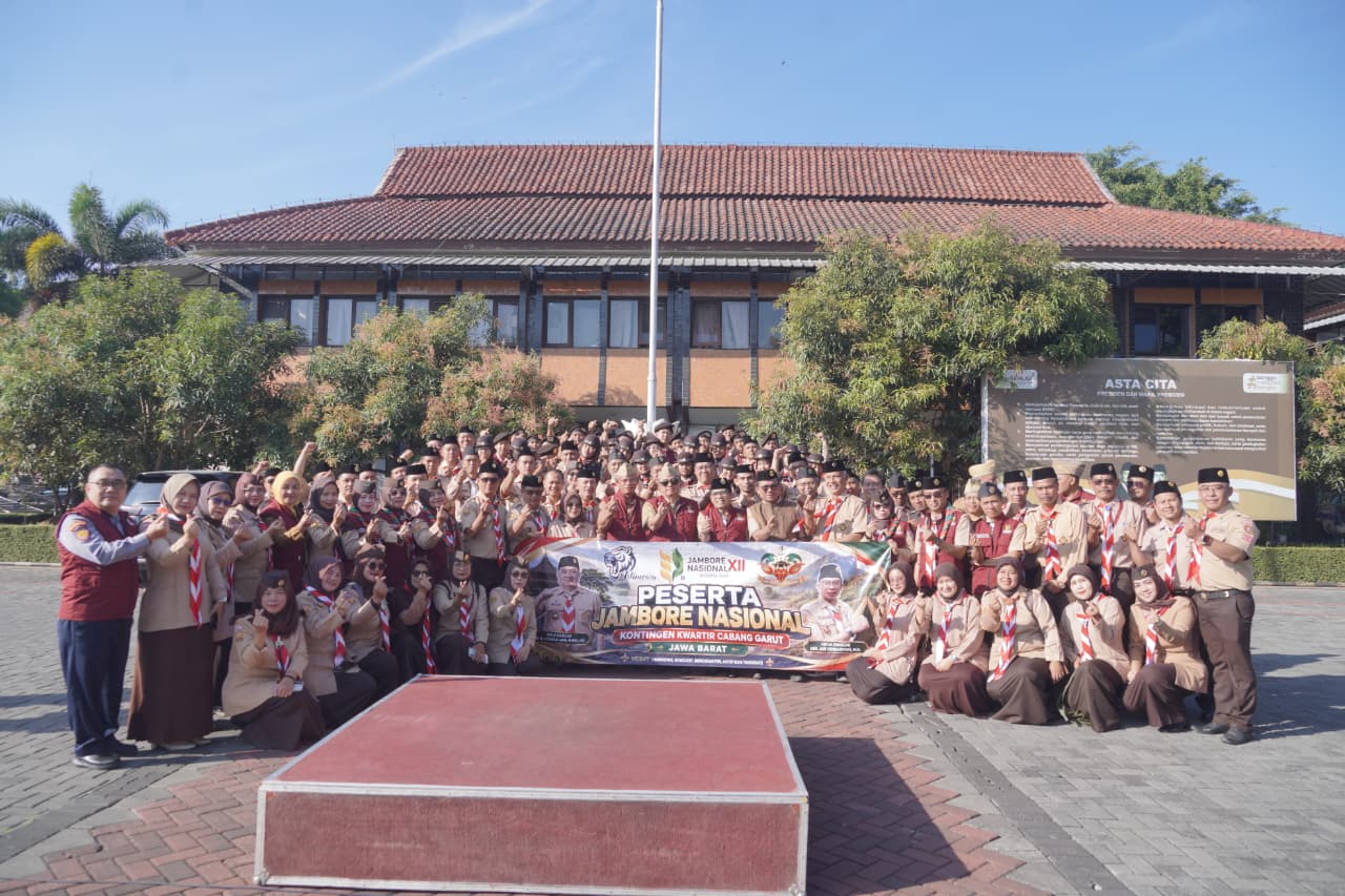 Bupati Garut Lepas 32 Pramuka Penggalang ke Jamnas 2026